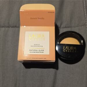 Laura Geller Baked Highlighter Natural Glow 0.06 oz - FRENCH VANILLA - 0019002B